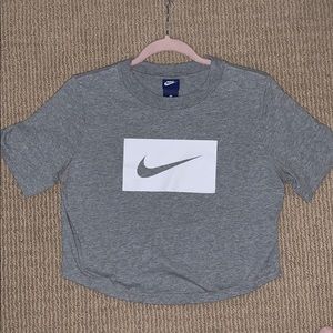 Nike Tops - Nike cropped t-shirt- never worn Nike Tops - Nike cropped t-shirt- never worn